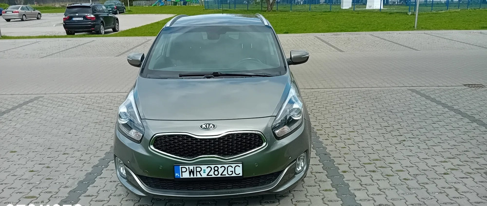 Kia Carens cena 42200 przebieg: 156000, rok produkcji 2014 z Września małe 466